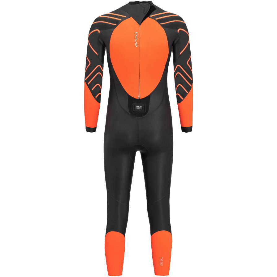 2025 Orca Mens Zeal Hi-Vis Back Zip Open Water Swim Wetsuit NN2Z